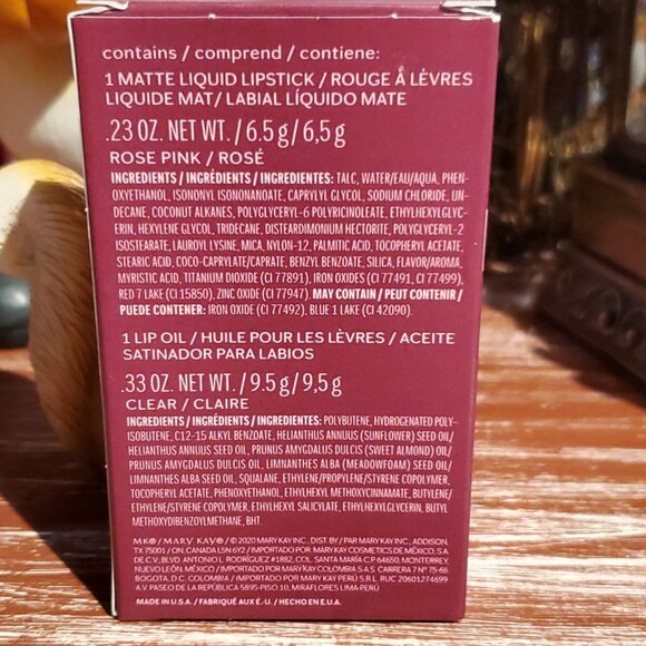 Rose Pink Matte + Shine Lip Set - Limited Edition Mary Kay - Picture 3 of 13